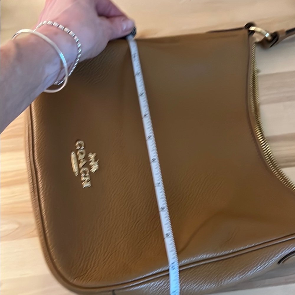 Coach Tan Crossbody Shoulder Bag - Picture 8 of 10